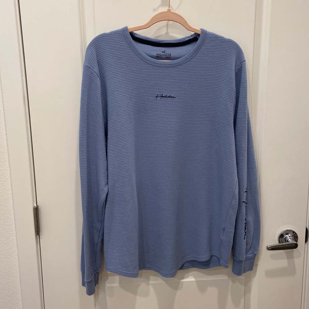 Hollister Men’s long sleeve thermal - Blue - XL